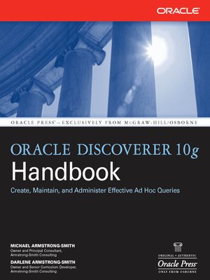 cover image of Oracle Discoverer 10g Handbook